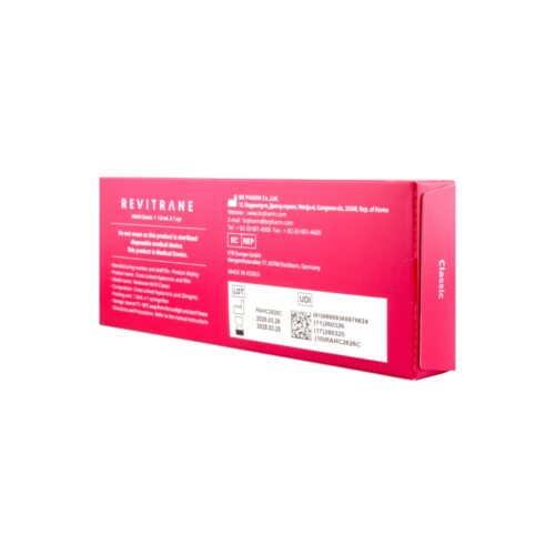 Revitrane HA10 Classic (CE) Dermal Filler 1x1ml | Aesthetics Shop UK