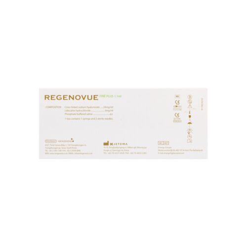 Alternative view of Regenovue Fine (CE) Dermal Filler 1×1.1ml
