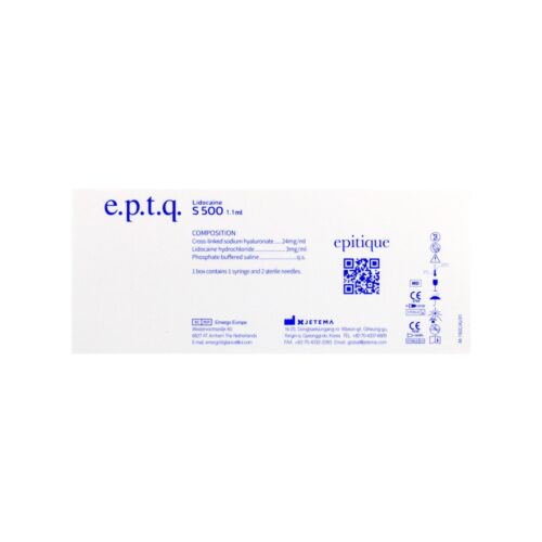 Alternative view of EPTQ S500 (CE) dermal filler 1.1ml