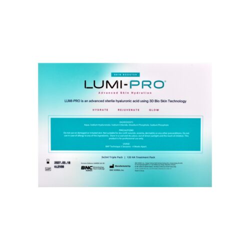 Alternative view of LUMI-PRO Skin Booster – Triple pack – 3 x 2ml