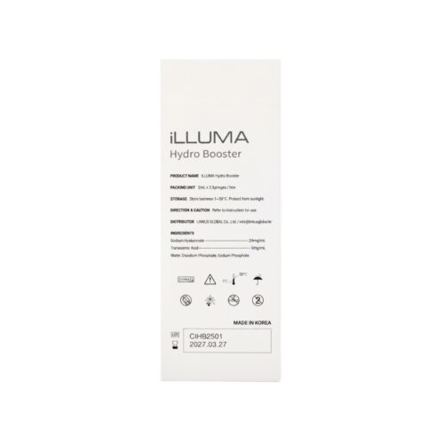 Alternative view of iLLUMA Hydro Booster 3x2ml Skin Booster
