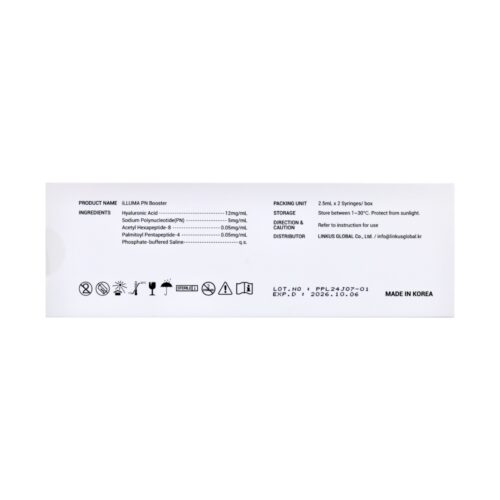 Alternative view of iLLUMA PN Polynucleotide Skin Booster (2 x 2.5ml)