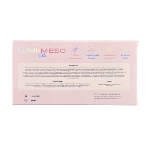 LUMI-MESO ELITE Microneedling Serum – 5 x 5ml vials | Aesthetics Shop UK