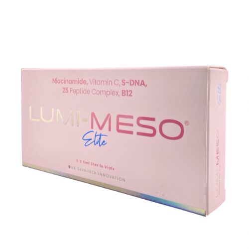 Alternative view of LUMI-MESO ELITE Microneedling Serum – 5 x 5ml vials