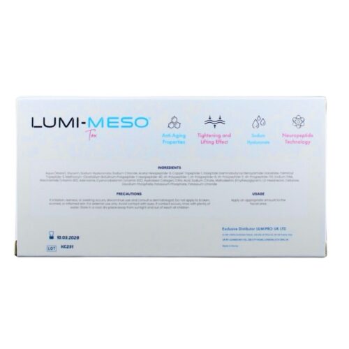 LUMI-MESO TOX Microneedling Serum (5 x 5ml vials) | Aesthetics Shop UK