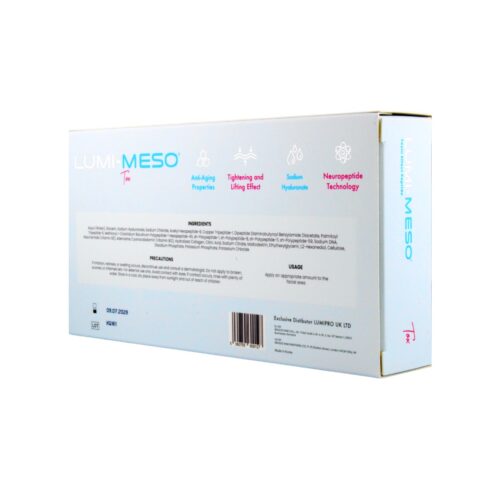 LUMI-MESO TOX Microneedling Serum (5 x 5ml vials) | Aesthetics Shop UK