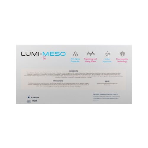 Alternative view of LUMI-MESO TOX Microneedling Serum (5 x 5ml vials)