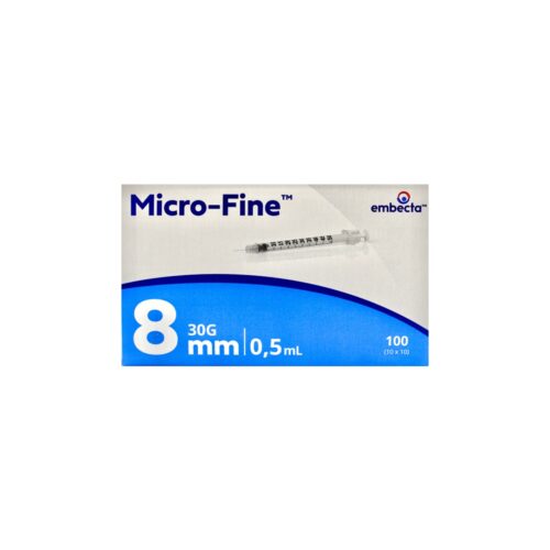 BD (Embecta) Microfine Plus 1ml Insulin Syringe & Needles U100 30g x 8mm | Aesthetics Shop UK
