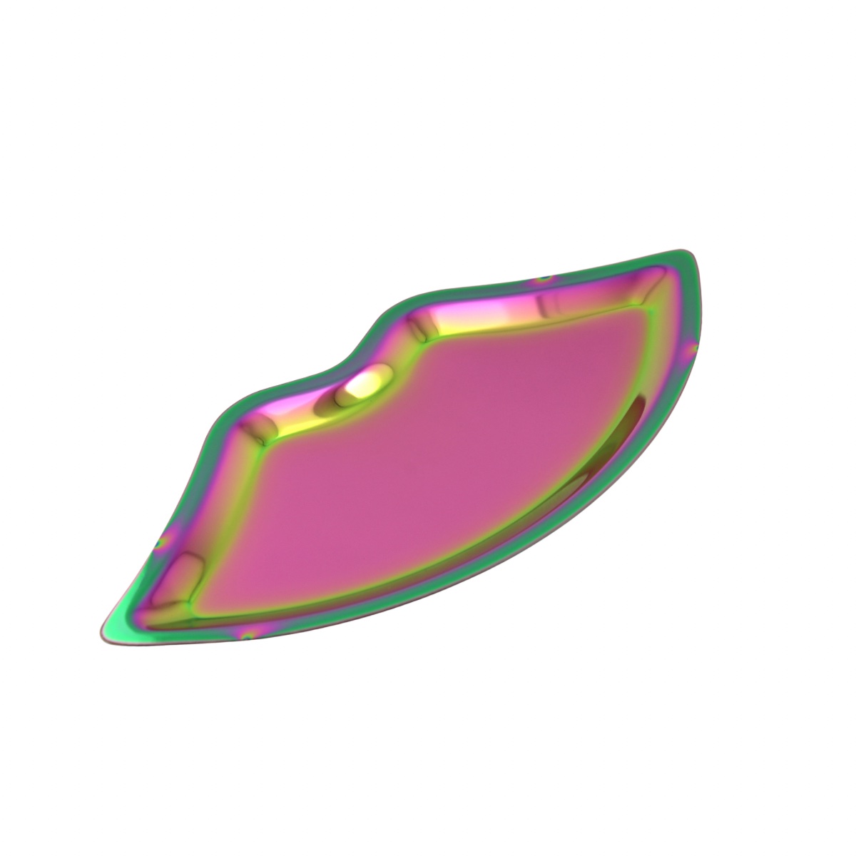 Stainless Steel Lip Shape Tray (Iridescent)
