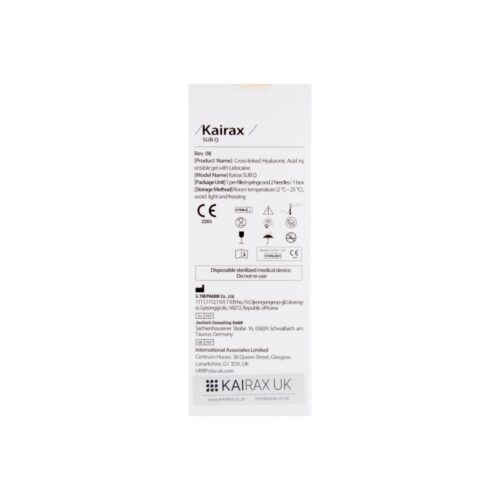 Kairax SubQ 1 x 1 ml | Aesthetics Shop UK