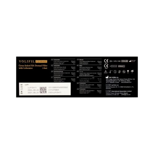 VOLIFIL Classic 1 X 1ml | Aesthetics Shop UK